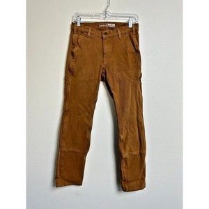 Carhartt Women's Rugged Flex Relaxed Fit Double Front Work Pant Brown Size 4